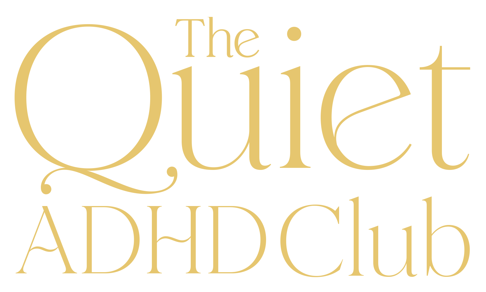quiet adhd club logo